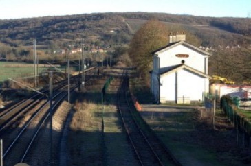 La gare de Mezy-Moulins